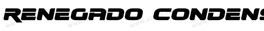 Renegado Condensed字体转换